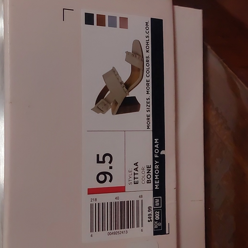 La Lauren conrad Ettaa women's slingback‎ sandals size 9.5 - Picture 8 of 8
